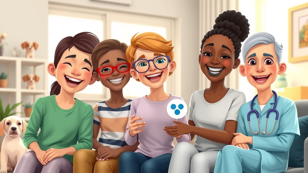 Diverse DFW family with healthcare provider, representing benefits of enhanced health care DFW TX services